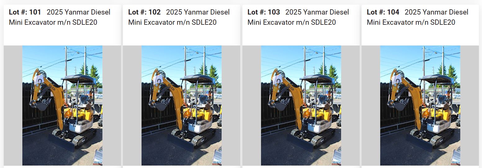 August 6th Consignment Auction